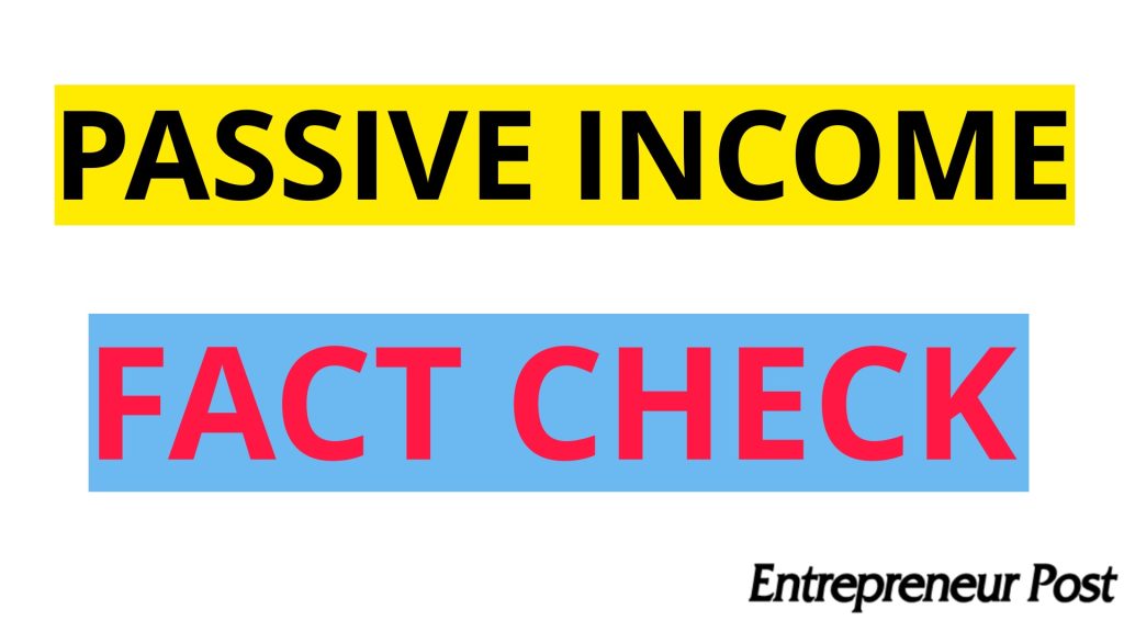 passive income fact check